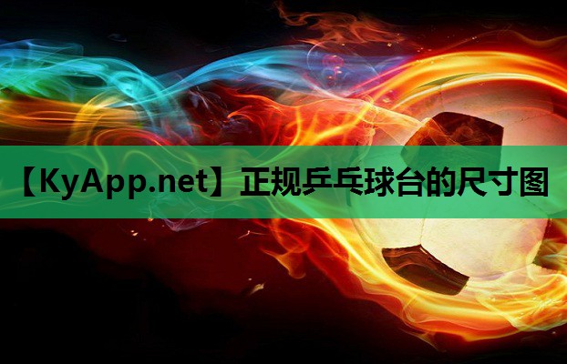 正规乒乓球台的尺寸图