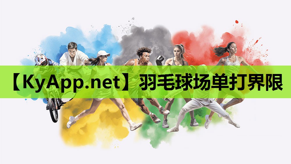 羽毛球场单打界限